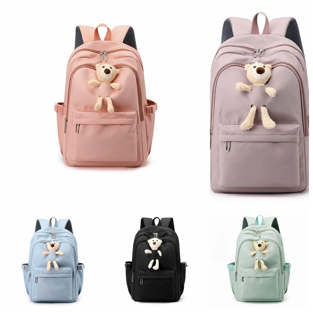 Oxford Large Capacity Backpack Schoolbag Casual Knapsack Simple Korean Style School Bag  Kids