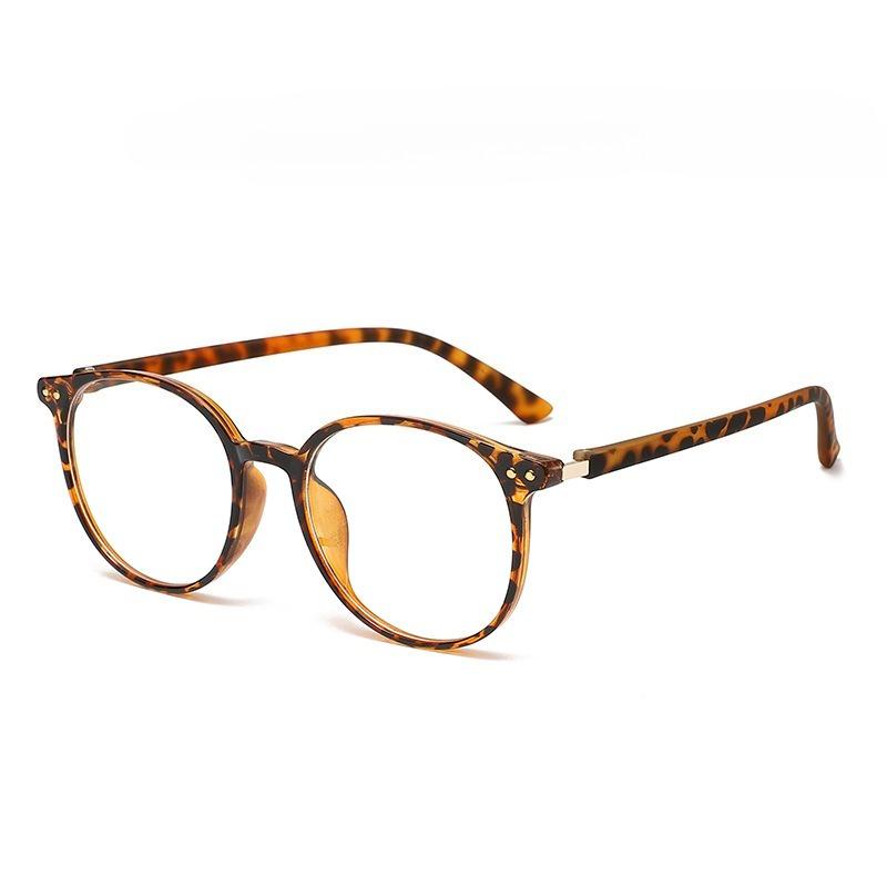 Fashion Round Frame Anti-Blue Light Presbyopia Glasses Unisex Retro High-Definition Comfortable Reading Eyewear 0 To +4.0