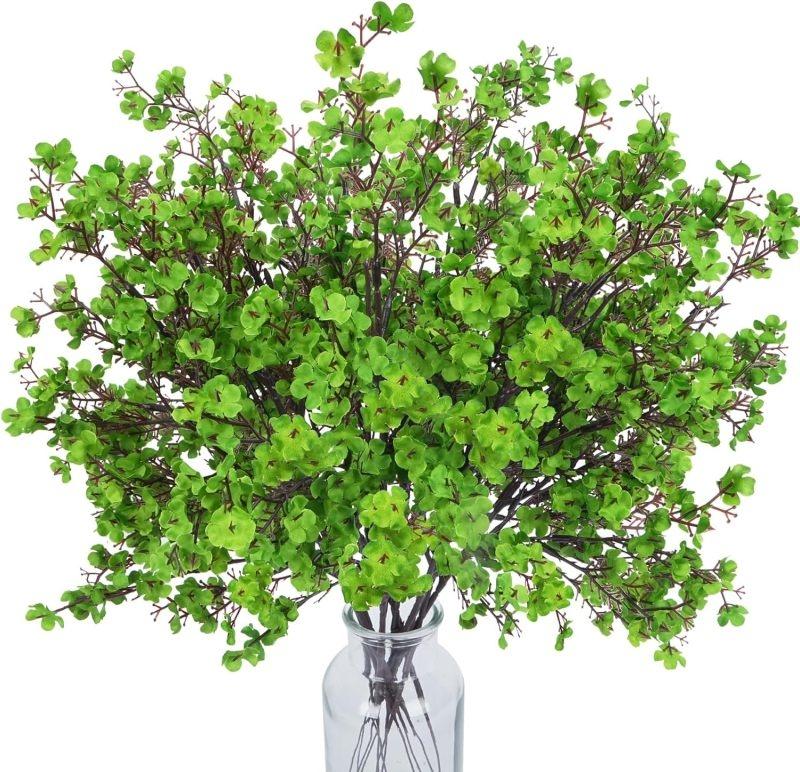 White Artificial Flowers Cherry Blossoms Gypsophila Fake Plants DIY Wedding Bouquet Vases for Home Decor Faux Christmas Branch