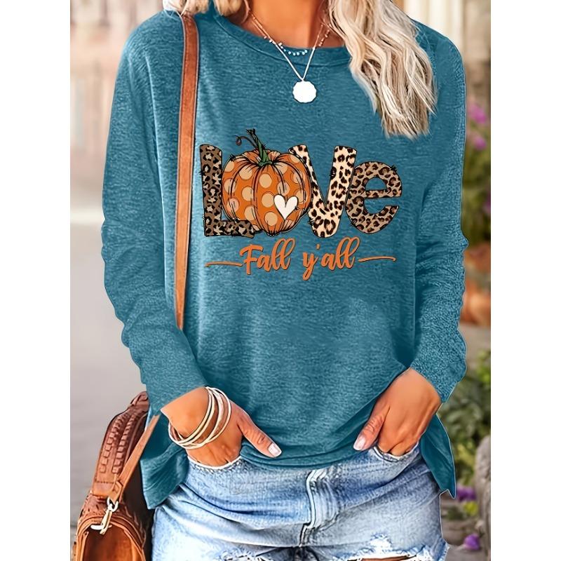 Casual Long Sleeve T-Shirt for Spring And Fall, Women'S Clothing
