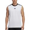 Striped Sleeveless Crew Neck Vest Men Tops KU3133