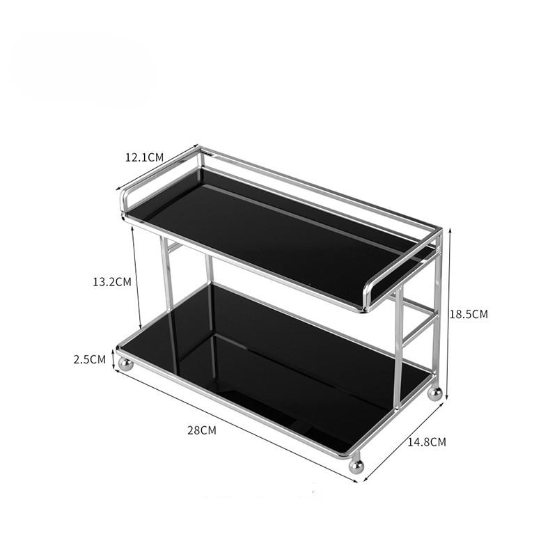 

EpeiusHome Northern Europe ins Wind acrylic desktop skin care products cosmetics storage rack dressing table storage rack чёрный