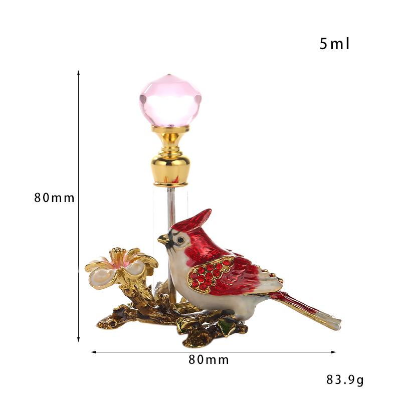 1PC 5/7/10/12/15/25/30/40ml Refillable Empty Perfume Bottles Crystal Glass Essential Oil Bottle Home Decor Wedding Party Gift