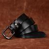 Belt Unisex Wide Retro Fashion Leather Pin Buckle Belt Men's First Layer Cowhide Casual Jeans Belt