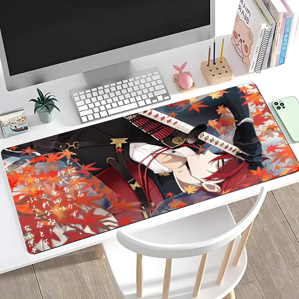 anime T-touken R-ranbu Mouse Pad Mousepad Large Gaming LockEdge Thickened Computer Keyboard Table Desk Mat