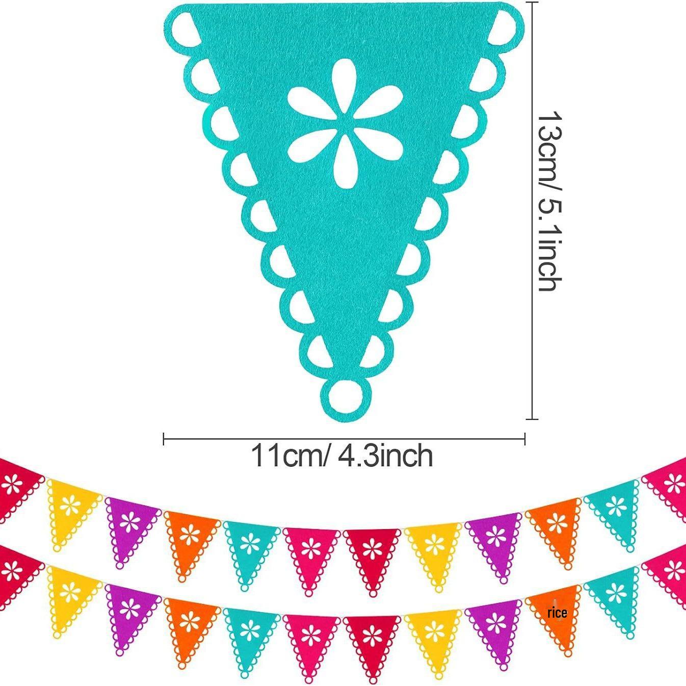 

Четырехсторонняя мексиканская пиньята, праздничная гирлянда