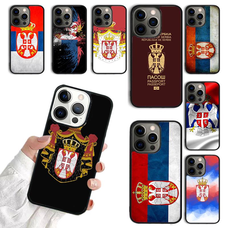 Flag of Serbia Serbian Phone Case for iPhone 17 Air 16 15 14 12 13 PLUS 11 PRO MAX Back Fundas Coque Cover Shell