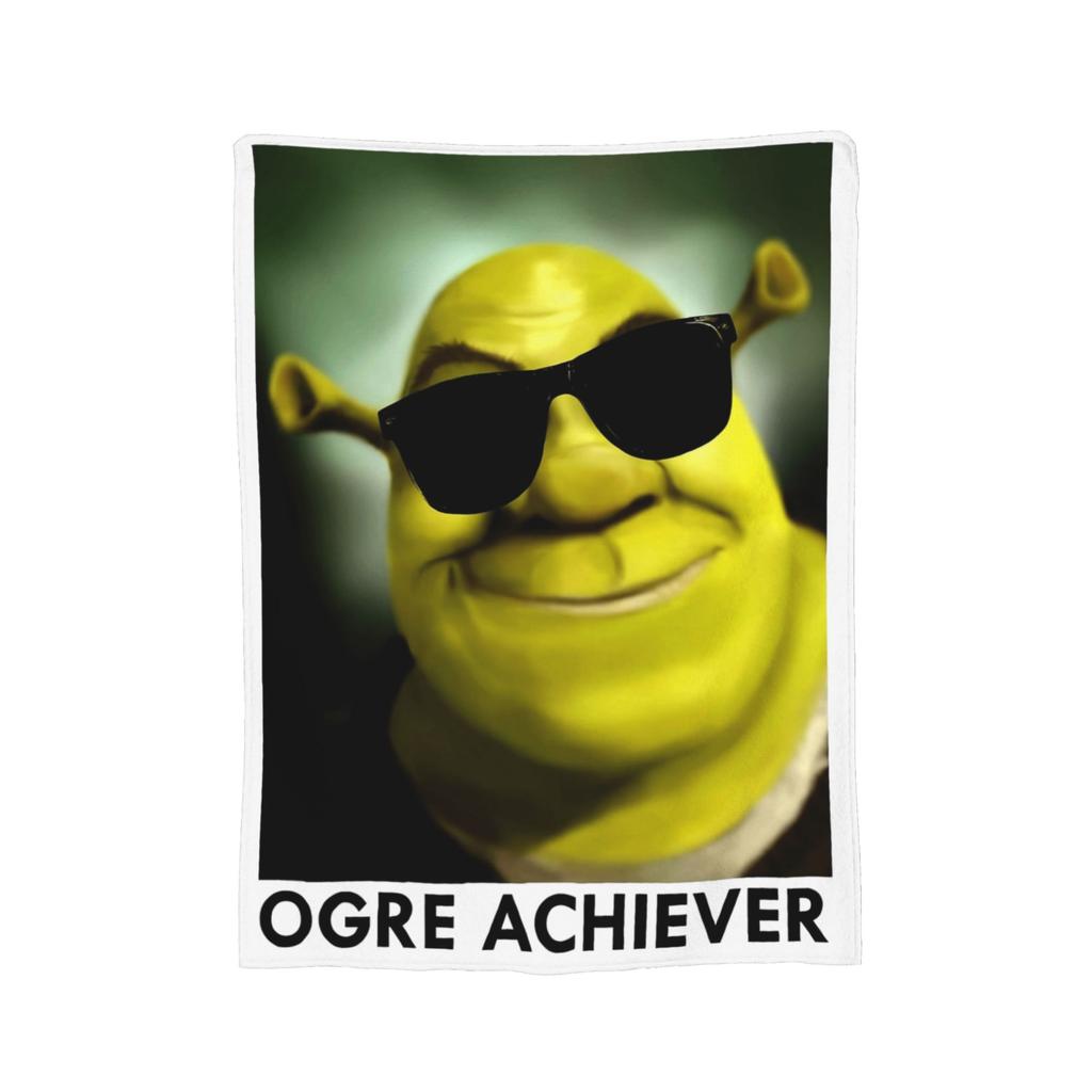 Cartoon Monster Shreks Blankets Velvet  Winter  Breathable Lightweight Thin Throw Blankets for Bed Outdoor Bedspreads