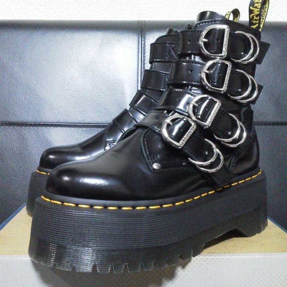 

[USED] Dr. Martens JADON MAX HDW UK3 Black Platform Sole