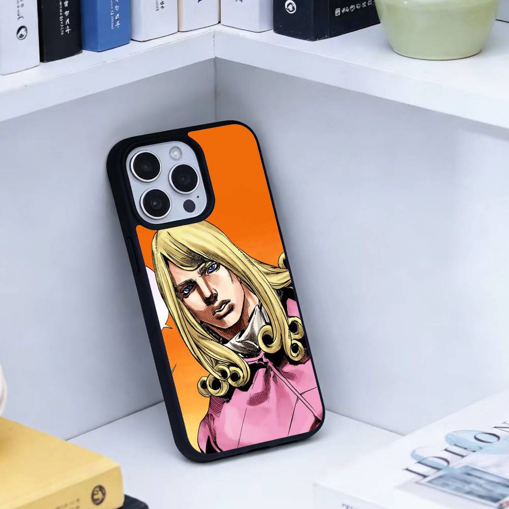 K-Anime Jojos Bizarres Adventures Phone Case For iPhone17,16,15,14,13 Plus,Pro Max Magnetic For Magsafe Wireless Charging