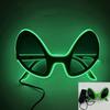 Hot Sale Luminous Neon Glasses With Lights LED Eyeglasses Bar Rave Parties Props Glowing Glasses Festival Club Supplies