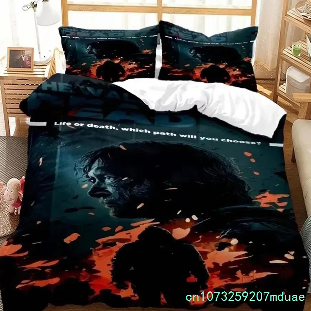 New Horror Die Walking Dead Printed Bedding Set Luxury Queen Bedding Set Soft And Comfortable Bedding Set For Boy