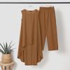2024 Women's Asymmetrical Sleeveless Top & Loose Pants 2-Piece Set - Spring/Summer Sportswear