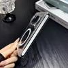 Transparent For HuaWei Pura X Max Phone Case Magnetic Wireless Charger PC Hard Shell Hinge Protective (Only Back Cover)