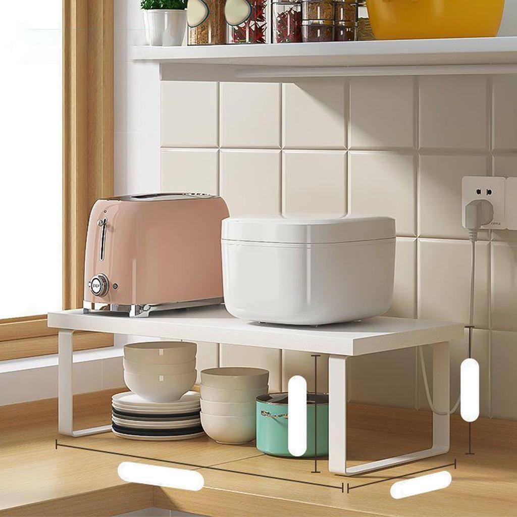 Kitchen Shelves Iron Cabinet Countertop Shelves Sturdy Pantry Organizer Shelf Rack Stand for Spices