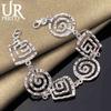 925 Sterling Silver Wave Bracelet Fashionable Wedding Jewelry