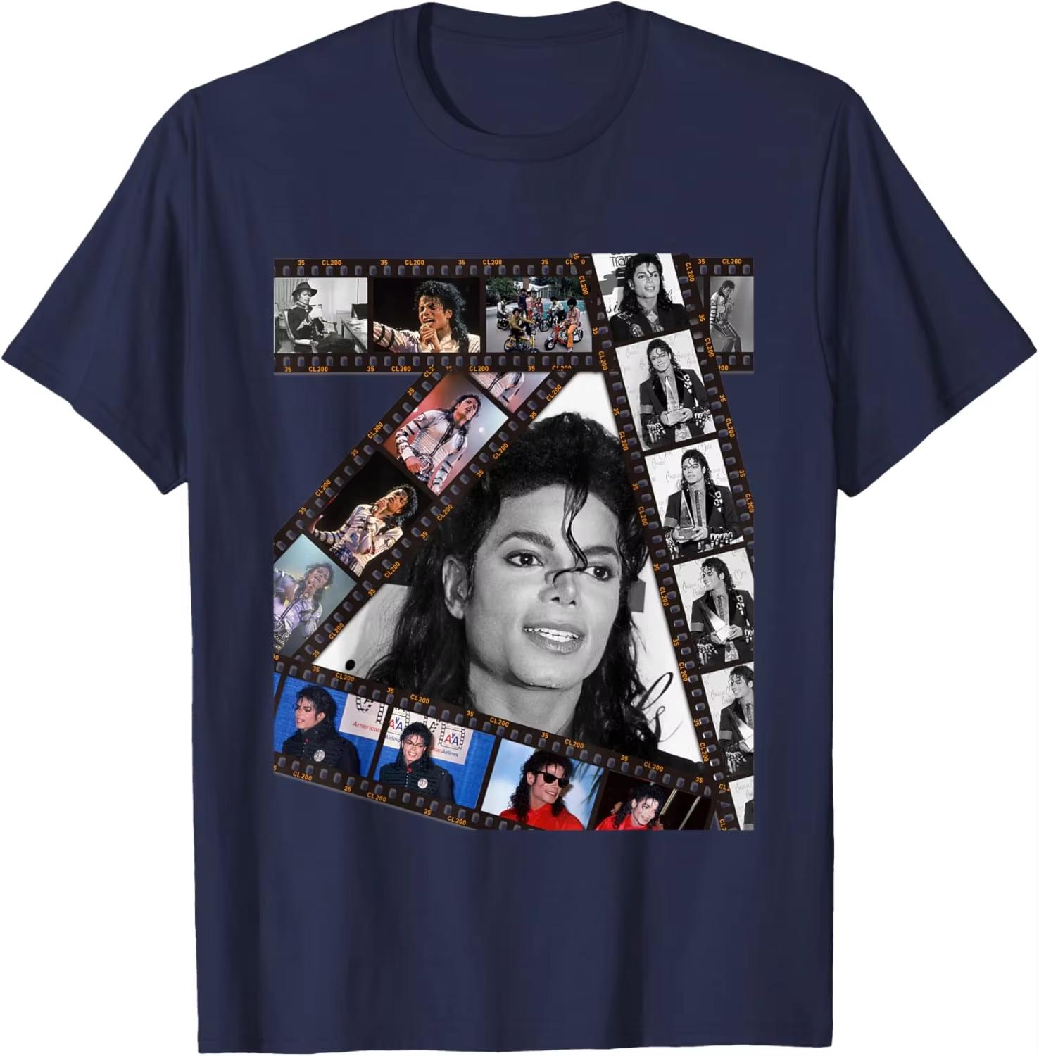 

The King of Pop Michael Jackson TShirt Cotton ONeck Short Sleeve Summer Casual Unisexs WomenTshirt Streetwear Hip Hop Streetwear 3XL