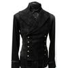 Casual Autumn and Winter Men's Suit Stand Collar Suede Double Breasted Jacket Vest