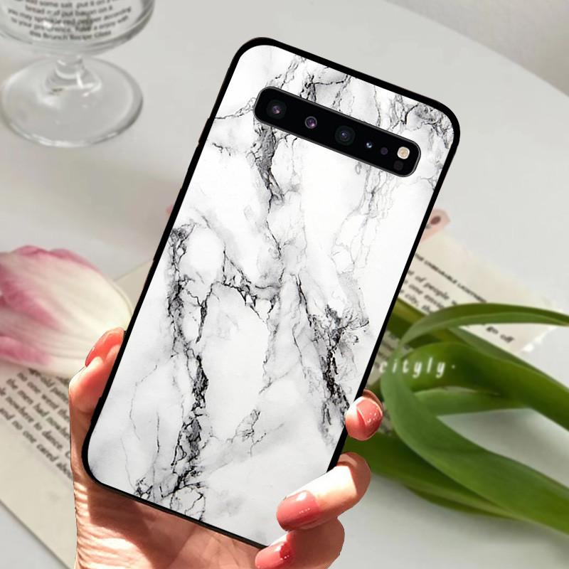 Pro Samsung S10 5G Pouzdro S10 Plus Nárazuvzdorné Mramorové Černé Pouzdra Pro Samsung Galaxy S10 Plus S10e Kryt Silikonový Zadní Nárazník S10+