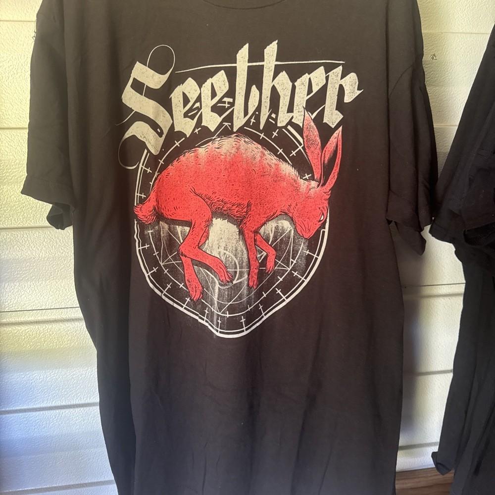 

Seether Band World Tour 2017 Tee Shirt Black Unisex S-5XL 1V0320 Unisex T-Shirt S