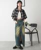 Ombre Check Short Short Sleeve Check Short Summer Short Black Check 1 [WEGO] Shirt, Shirt, Length, Clothing, Tops, Clothes, Check, Shirt, Street,