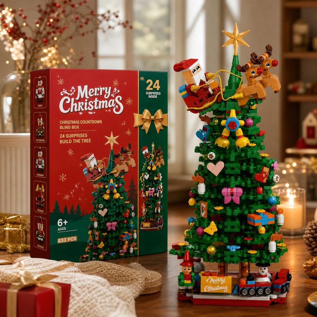 Christmas Building for Kids Holiday Surprise Toy