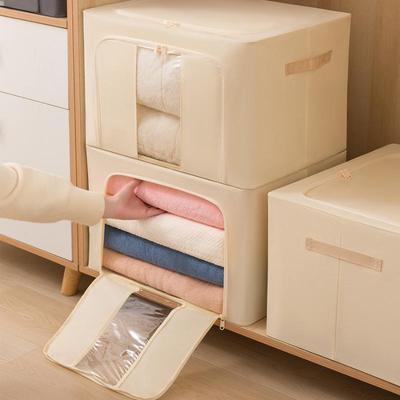 Faltbarer Aufbewahrungsorganizer Aufbewahrungsbox Kleidung Großes Fassungsvermögen Daunenjacke Steppdecke Kleidung Verstauen Aufräumen Zuhause Organiza
