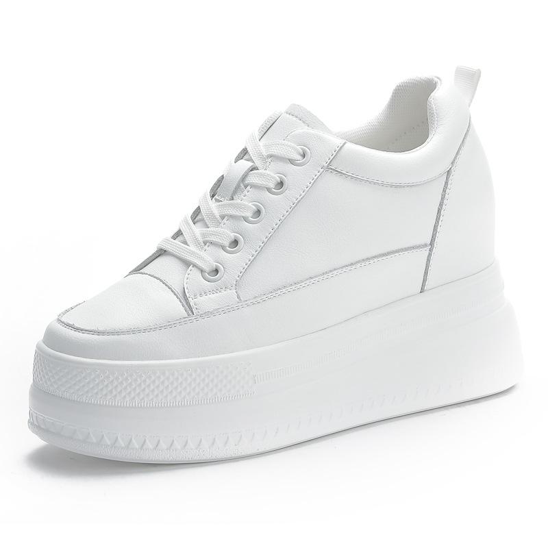 

Trend Sunday women s shoes new flat bottom inner height increase casual sports shoes women s single shoes 34