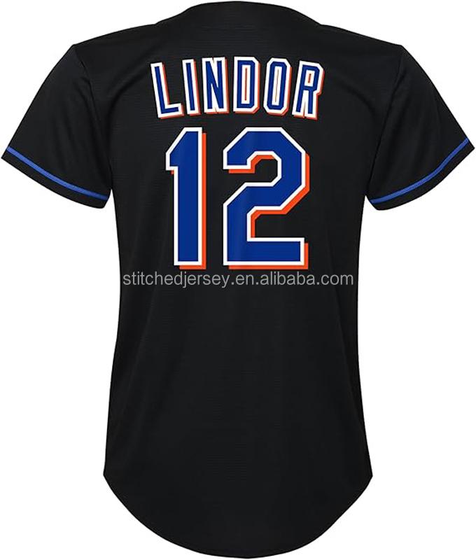2026 Heißer Stil Herren Genäht #12 #18 #22 Darryl Strawberry Francisco Lindor Juan Soto Baseballtrikot