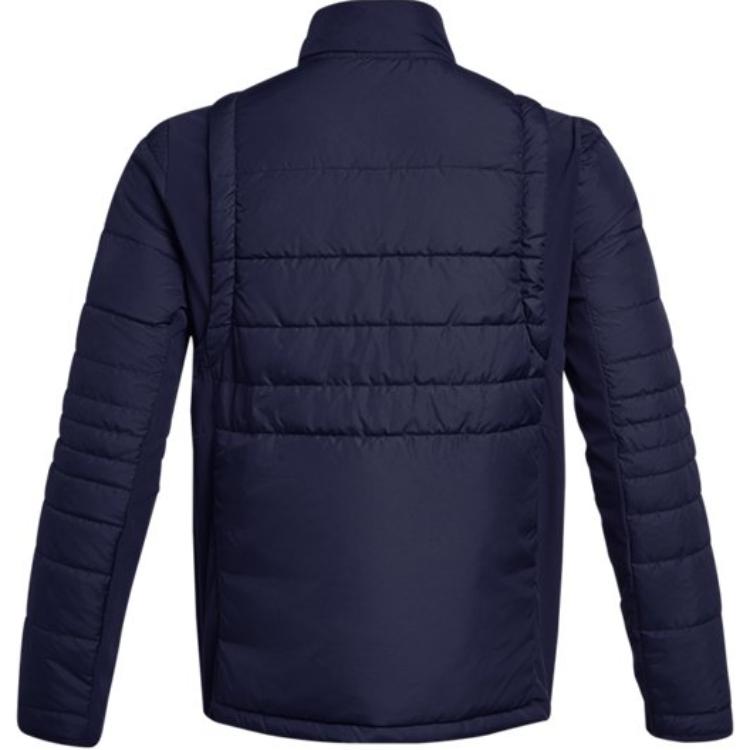 Under Armour Storm Session Solid Golf Sports Jacket Men Outerwear Navy-Blue 1378057-410