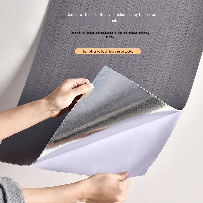 Wasserdichte Badezimmerwandpaneele – Fliesenimitat-Aufkleber & Marmor-Holzmaserungsdekor