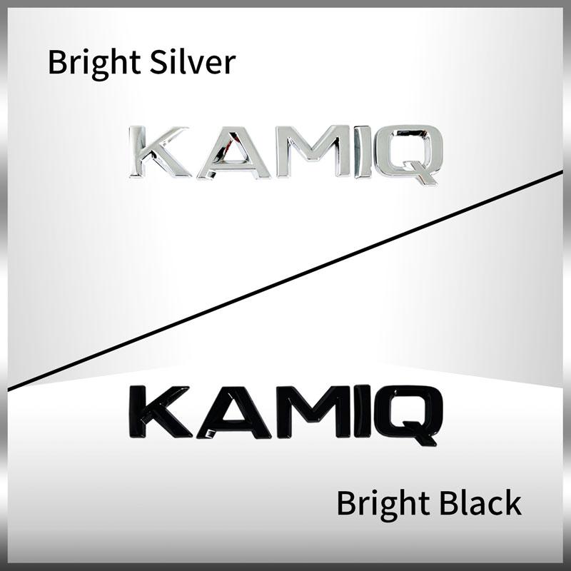 3D Metall Auto Heckklappen Emblem Chrom Plakette Aufkleber für SKODA OCTAVIA POIYUF SUPERB KAROQ FABIA RAPID 4x4 YETI Buchstaben Logo Dekor