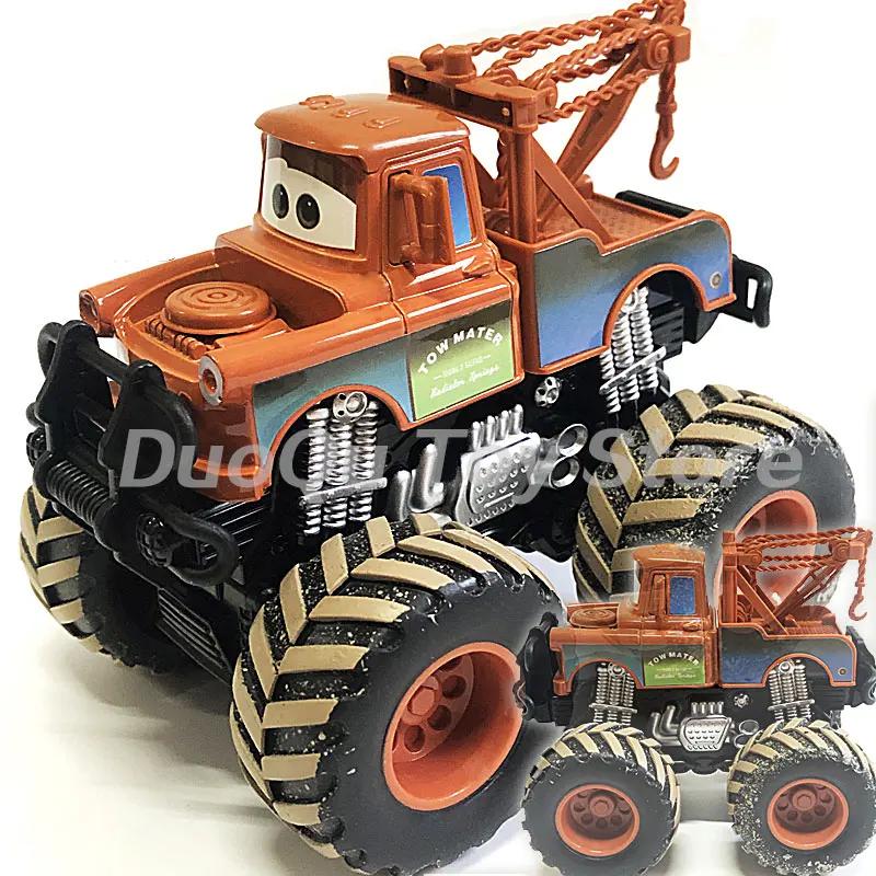 Pixar Cars 3 Big Wheel Lightning McQueen Black Storm Jackson Cruz Mater Offroad Inertia Diecast Alloy Cars Toy Kids Gift