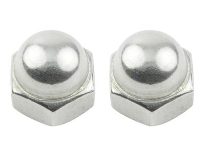 POSH FAITH Motorcycle Supplies Cap Nut Stainless Steel P1.5 2