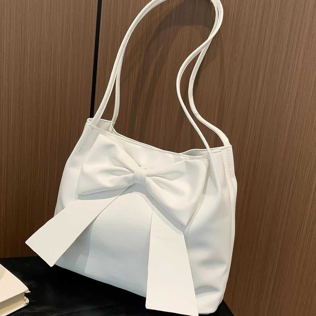 Elegant Bowknot Tote Bag For Women, Sweet Versatile Handbag Shoulder Bag