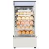 5-Tier Commercial Food Warmer Display, 1200W Food Display Warmer with LED Light, Adjustable Shelf & Stainless Steel Frame, 30~110 Steam Heating, 120L