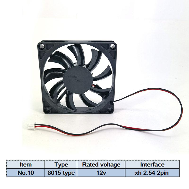 DC 5V 12v 24V 8cm 8010 8015 8025 3pin 4pin xh 2,54 Bezkartáčový chladicí ventilátor 80x25mm Chladič Radiátor 80x10 80*15 Pro PC Case GPU