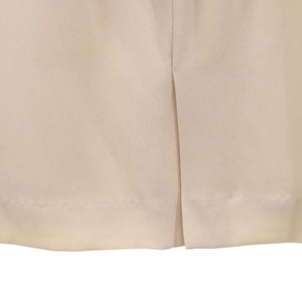unused Unaca Short sleeve Layered one piece 38 beige French sleeve Women Used