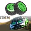 Remote Control Model Rubber Car Supplies Beadlock Wheel Mud Terrain Tires Set Wheel Tires Detachable Fine Car Parts