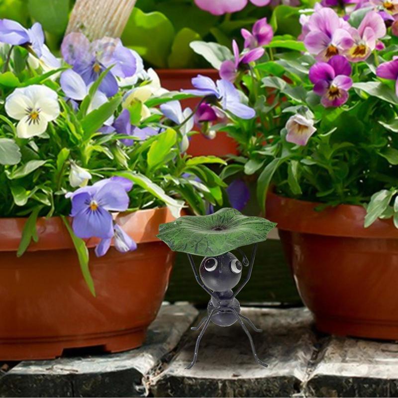 Garden Decor Ants Metal Ants Gardening Ornaments Yard Metal Art Backyard Lawn Stakes Decor Ants Garden Iron Crafts