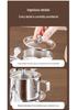 Set di barattoli per condimenti da cucina di alta gamma in acciaio inossidabile 304 - Contenitori per sale e olio al peperoncino per uso alimentare