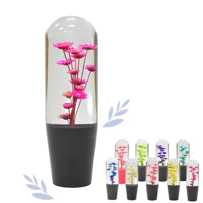 JINGLING Manopla de Câmbio Flor Subaquática, Manopla de Câmbio de Cristal, Uso Universal para Carros AT MT,