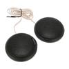 Pair Car Mini Dome Tweeter 20W 105dB Round Speaker Stick On Flush Mount Universal Accessory