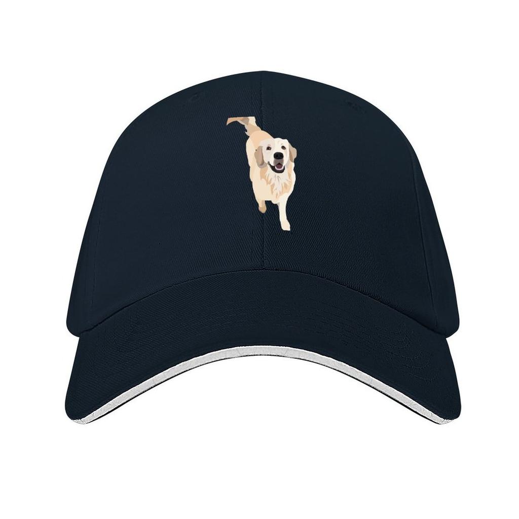 Golden Retriever Doggo BLACK Baseball Cap fun hats Sun Hat For Children hiking hat Dropshipping Mens Caps Womens