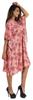 Moomaya Womens Short Kaftan Cover Up Night Dress Kaftan Gown Kimono