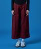 KOLEAT Wide Manish Pintuck Stitch Cotton Pants [Red] Kcl.