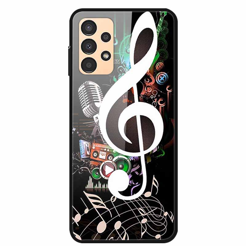 Funda para Samsung A53 5G 2022 Mármol Vidrio Templado Tapa Dura para Fundas de Teléfono Samsung Galaxy A33 A73 5G Protección Fundas