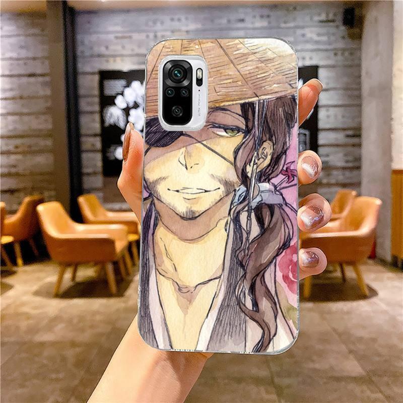 Kyoraku Shunsui Bleach Telefon Kılıfı Xiaomi 12 11T 10 9 Redmi Note 11 10 10S Pro Redmi 9 9A 8 İçin Şeffaf Telefon Kılıfı