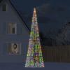 VidaXL LED Christmas Tree On Flagpole 1534 LEDs Colorful 500 Cm, Christmas Decoration, LED Light, Christmas Light 358118