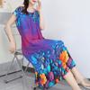 Elegant Summer Loose Dress Woman Clothing Casual Loose Plus Size Long Dresses